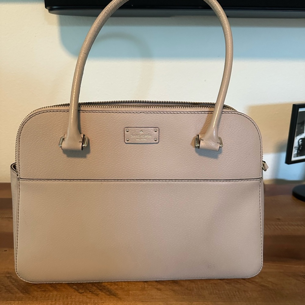 Kate Spade Beige Satchel Bag